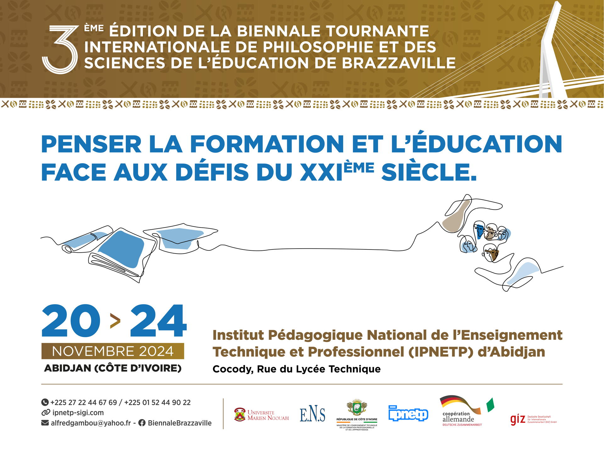 Affiche de BIPSEFA - Biennale 2024 — Abidjan, Côte d'Ivoire